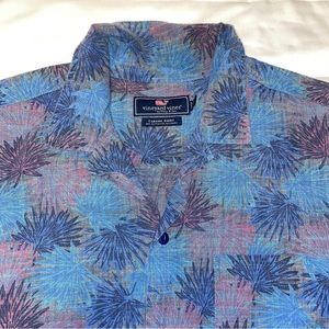 Vineyard Vines Short Sleeve Button Down Cabana Shirt